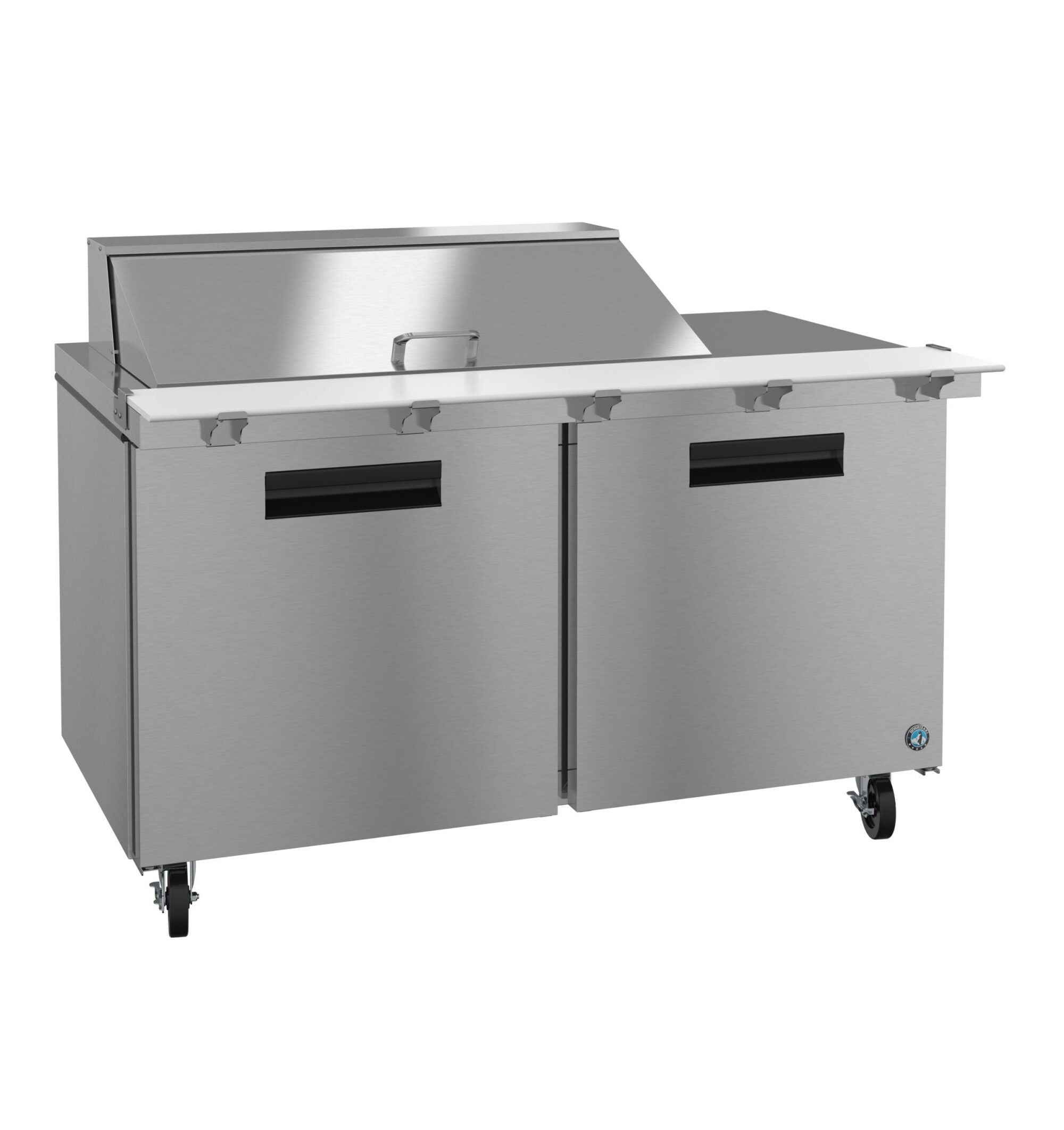 Hoshizaki Hoshizaki SR60B-18M Mega Top Prep Refrigerator – 60" Two-Section, 18 Pan Capacity