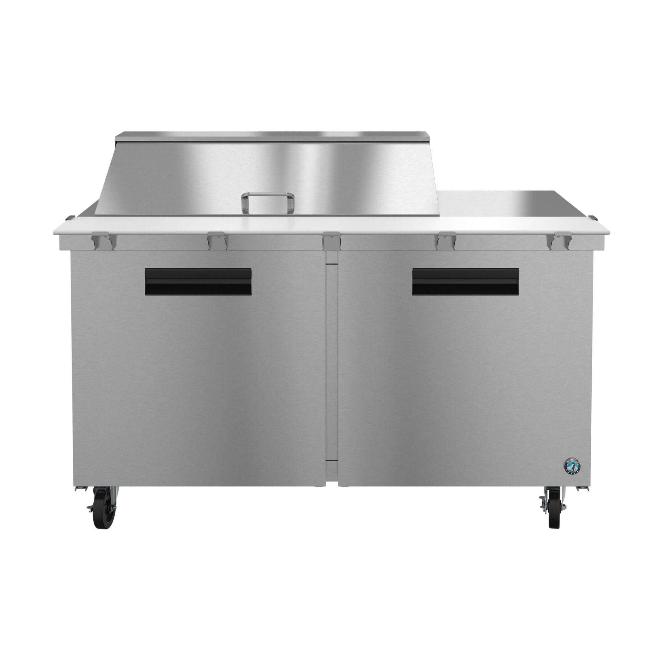 Hoshizaki Hoshizaki SR60B-18M Mega Top Prep Refrigerator – 60" Two-Section, 18 Pan Capacity