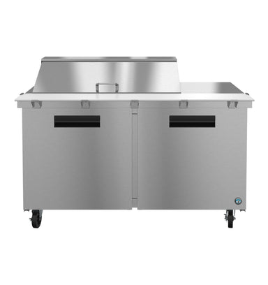 Hoshizaki Hoshizaki SR60B-18M Mega Top Prep Refrigerator – 60" Two-Section, 18 Pan Capacity