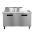 Hoshizaki Hoshizaki SR60B-18M Mega Top Prep Refrigerator – 60" Two-Section, 18 Pan Capacity