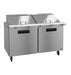 Hoshizaki Hoshizaki SR60B-24M Mega Top Two-Section Prep Refrigerator – 60"