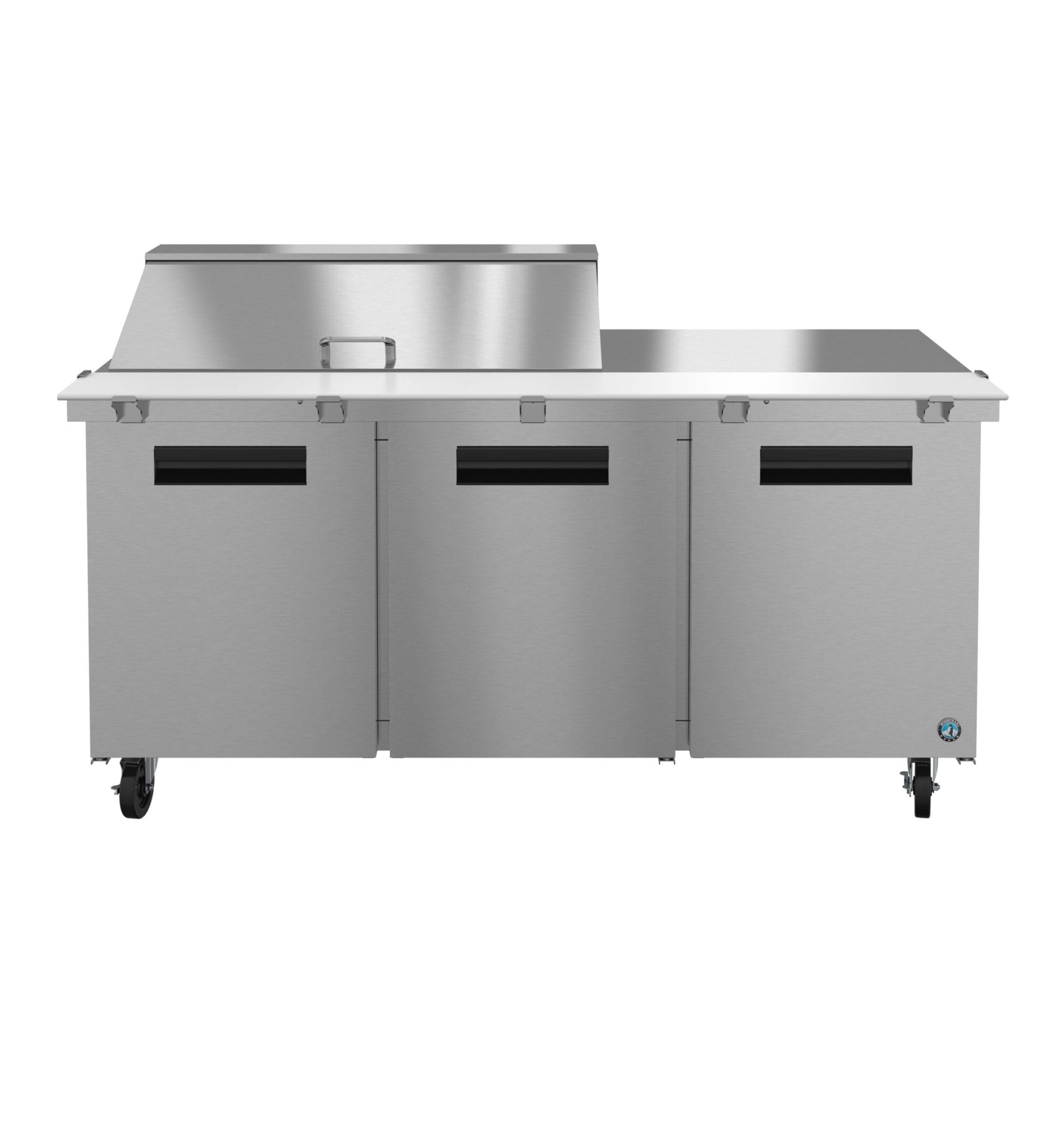 Hoshizaki Hoshizaki SR72B-18M Mega Top Prep Refrigerator – 72" Three-Section, 18 Pan Capacity