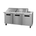 Hoshizaki Hoshizaki SR72B-24M Mega Top Prep Refrigerator – 72" Three-Section, 24 Pan Capacity