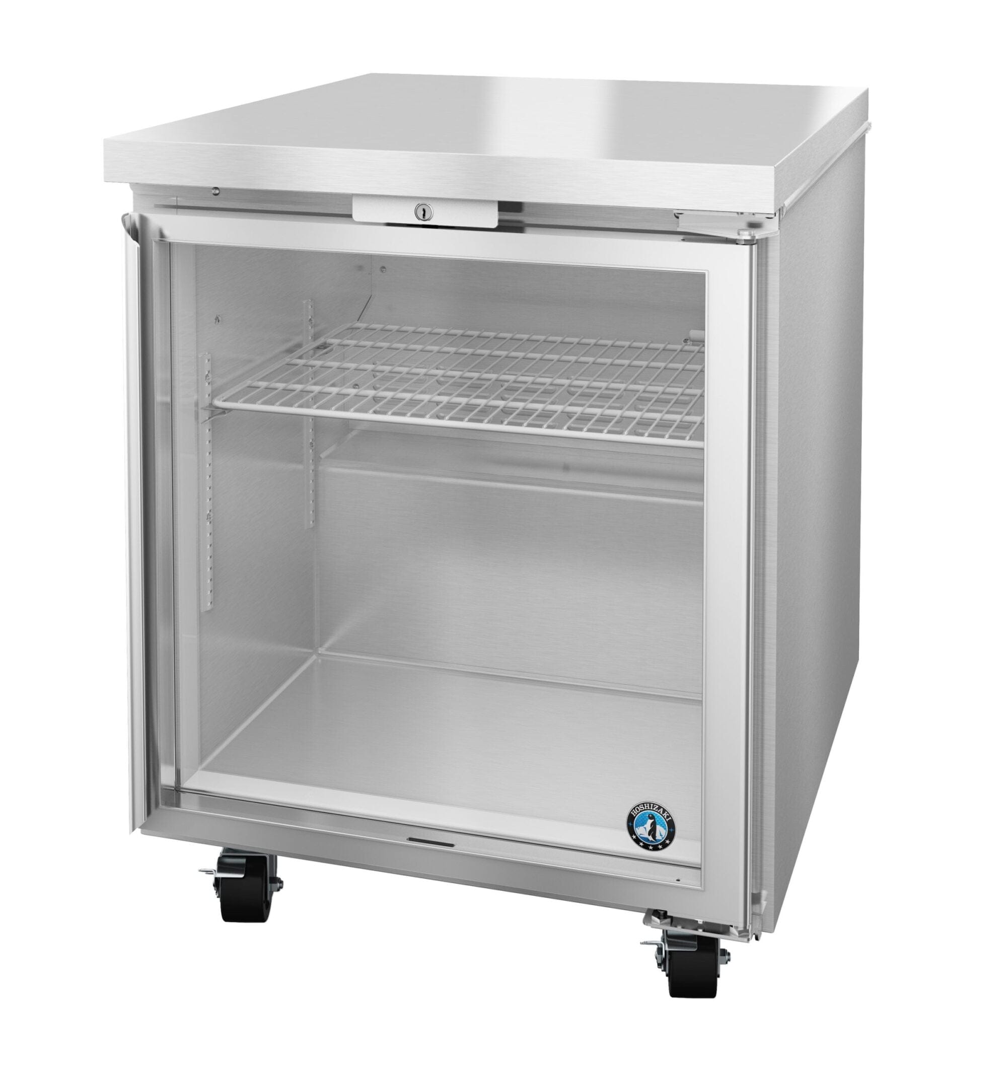 Hoshizaki Hoshizaki UF27B-GLP01 Undercounter Freezer with Glass Door – 27" Steelheart Series