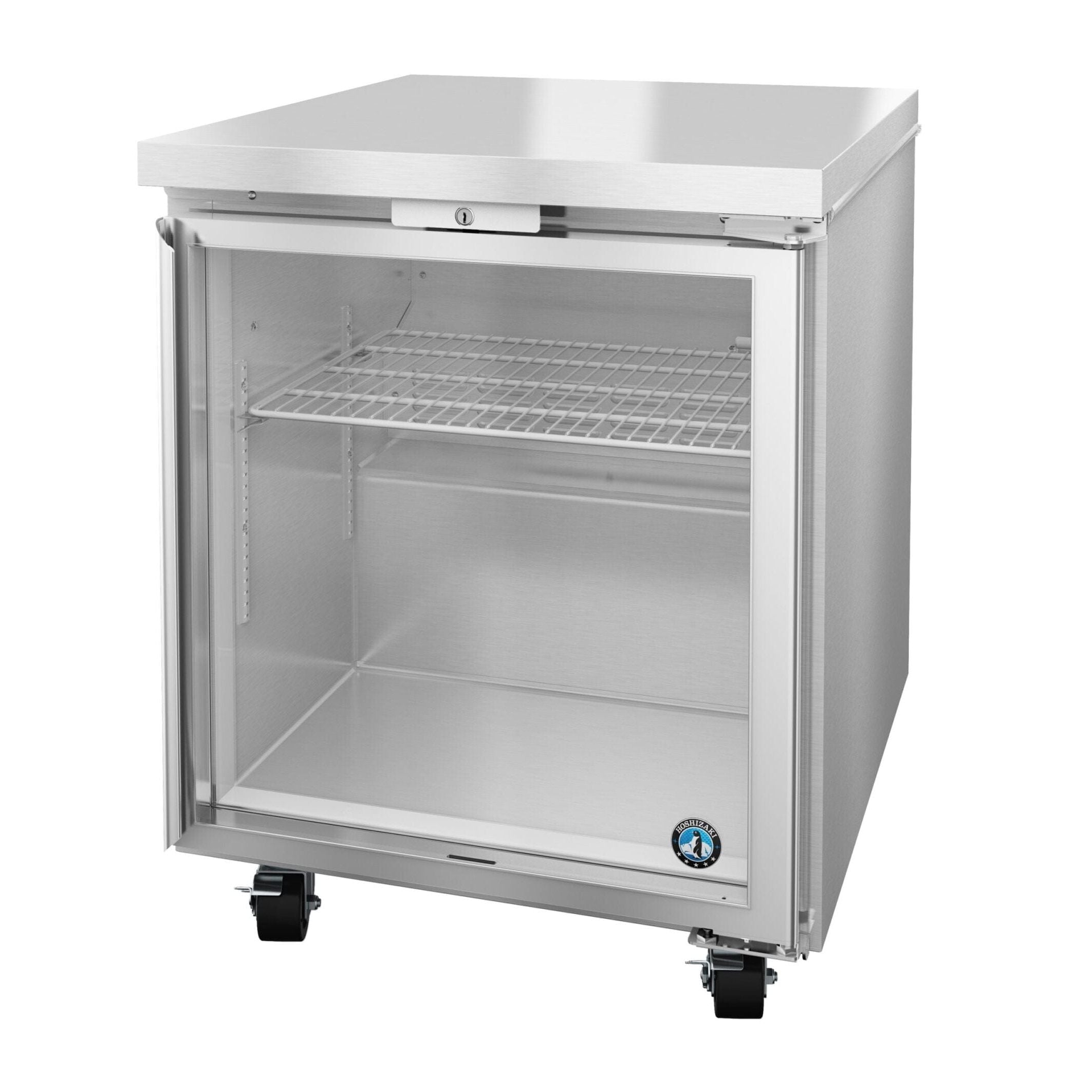 Hoshizaki Hoshizaki UF27B-GLP01 Undercounter Freezer with Glass Door – 27" Steelheart Series