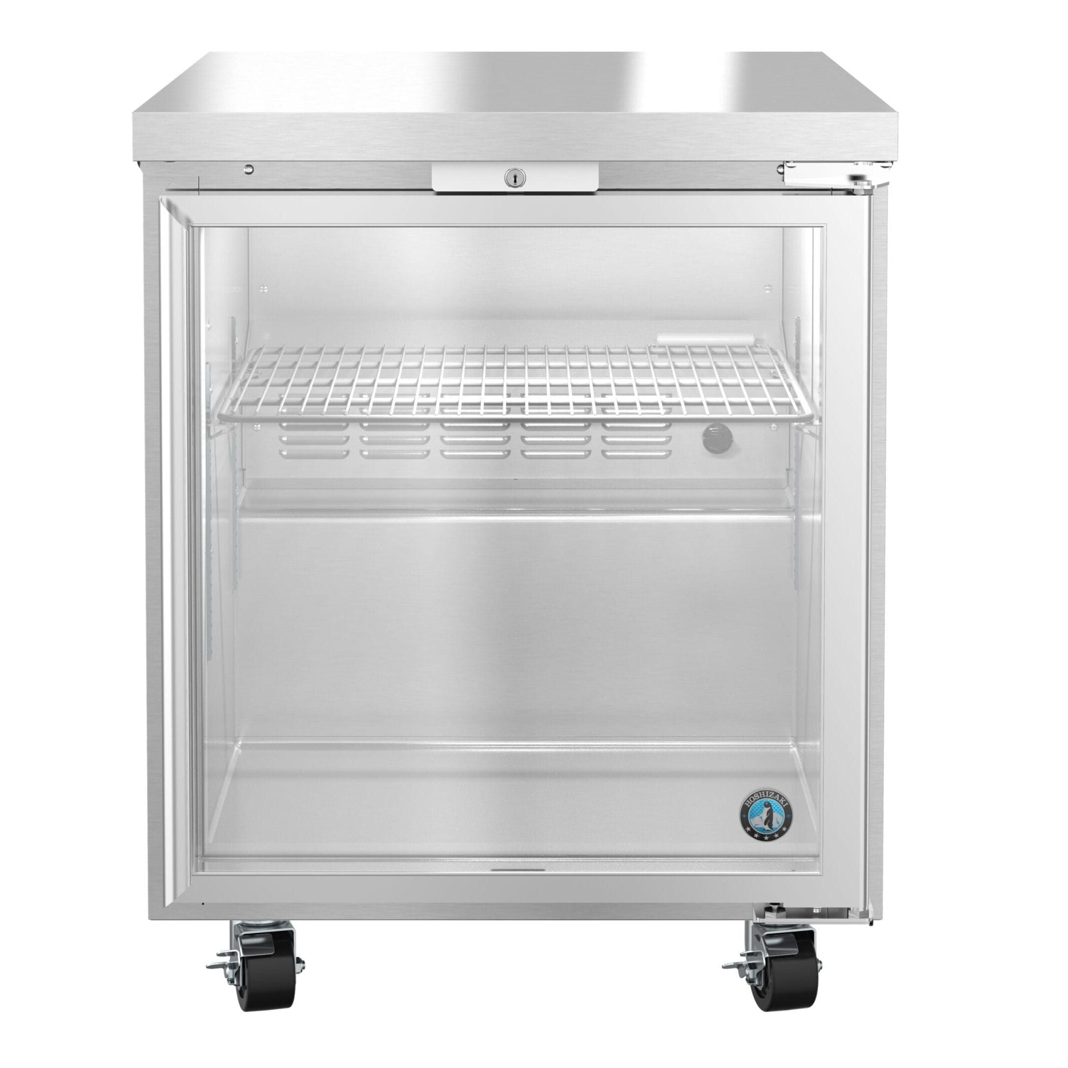 Hoshizaki Hoshizaki UF27B-GLP01 Undercounter Freezer with Glass Door – 27" Steelheart Series