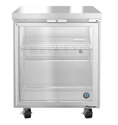 Hoshizaki Hoshizaki UF27B-GLP01 Undercounter Freezer with Glass Door – 27" Steelheart Series