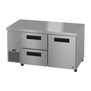 Hoshizaki Hoshizaki ULR60B-D2 Undercounter 60” Side Mount Refrigerator with One Door and Two Drawers