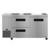 Hoshizaki Hoshizaki ULR60B-D2 Undercounter 60” Side Mount Refrigerator with One Door and Two Drawers