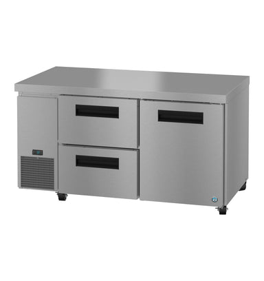 Hoshizaki Hoshizaki ULR60B-D2 Undercounter 60” Side Mount Refrigerator with One Door and Two Drawers