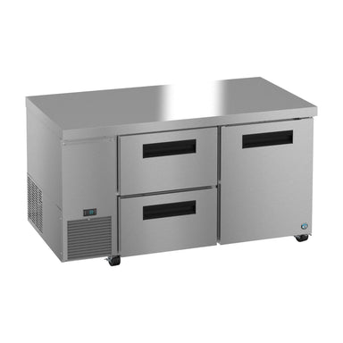 Hoshizaki Hoshizaki ULR60B-D2 Undercounter 60” Side Mount Refrigerator with One Door and Two Drawers