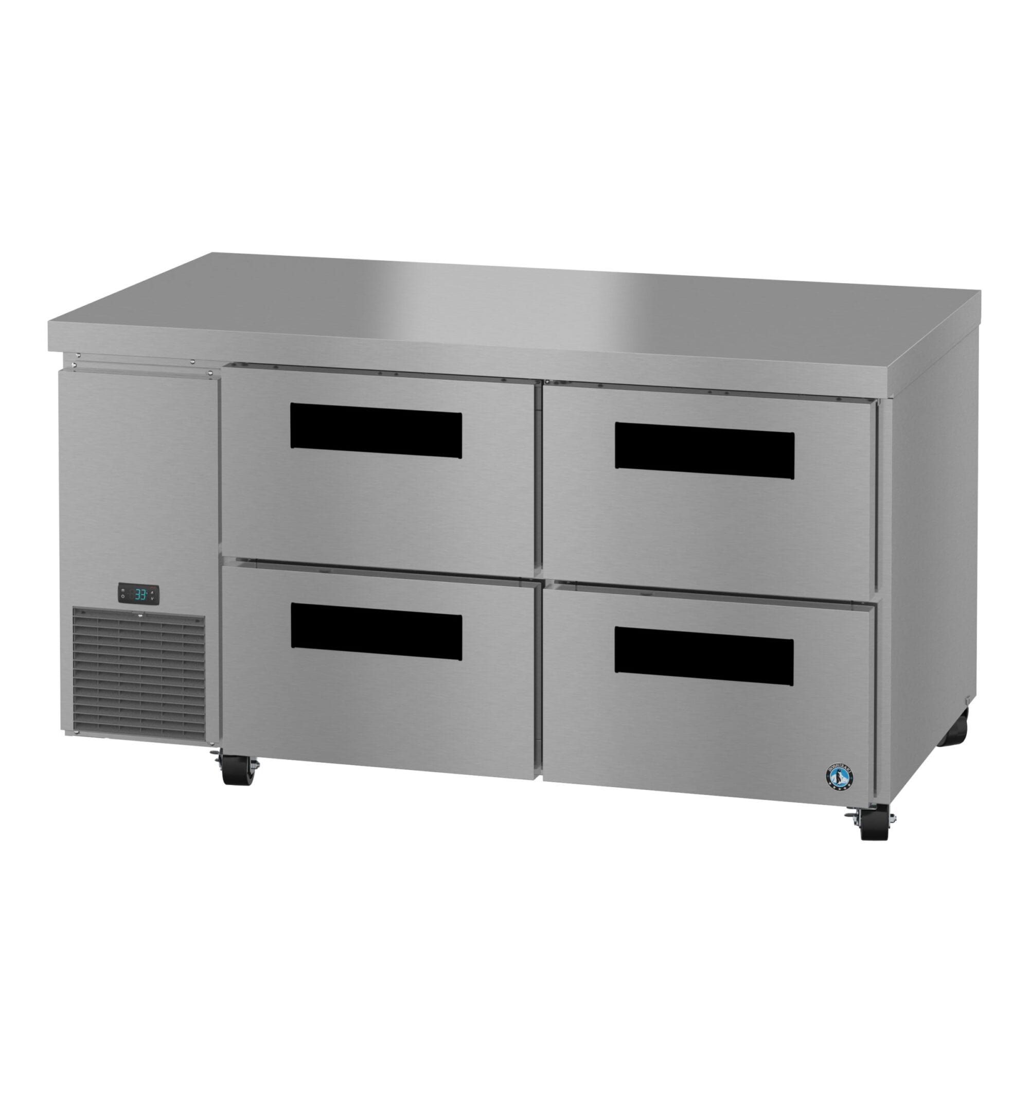 Hoshizaki Hoshizaki ULR60B-D4 Undercounter 60” Side Mount Refrigerator with Four Drawers