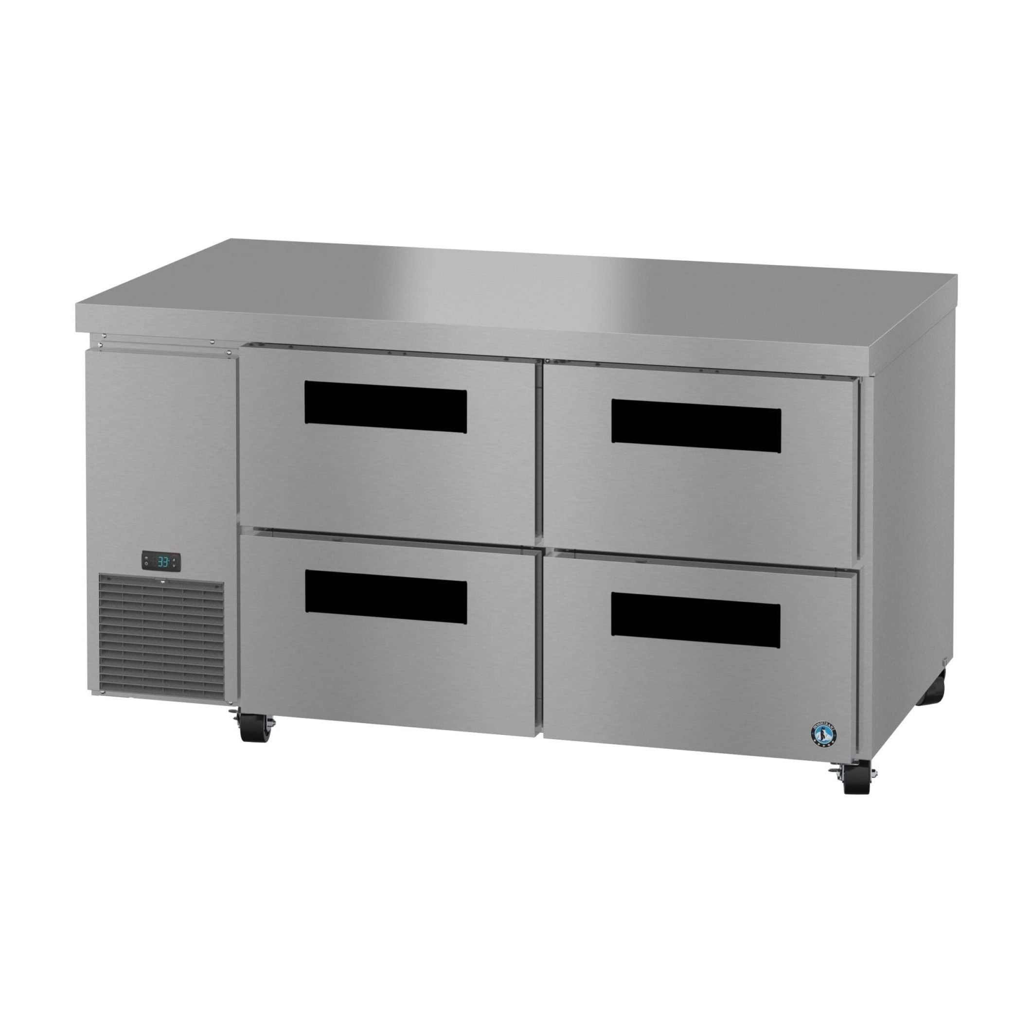 Hoshizaki Hoshizaki ULR60B-D4 Undercounter 60” Side Mount Refrigerator with Four Drawers