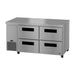 Hoshizaki Hoshizaki ULR60B-D4 Undercounter 60” Side Mount Refrigerator with Four Drawers
