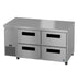 Hoshizaki Hoshizaki ULR60B-D4 Undercounter 60” Side Mount Refrigerator with Four Drawers