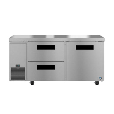 Hoshizaki Hoshizaki ULR67B-D2 Undercounter 67” Side Mount Refrigerator with One Door and Two Drawers