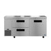 Hoshizaki Hoshizaki ULR67B-D2 Undercounter 67” Side Mount Refrigerator with One Door and Two Drawers
