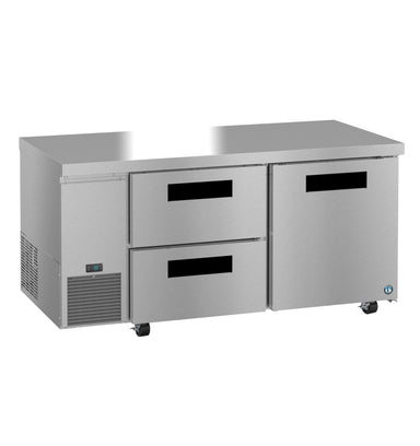 Hoshizaki Hoshizaki ULR67B-D2 Undercounter 67” Side Mount Refrigerator with One Door and Two Drawers