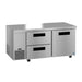 Hoshizaki Hoshizaki ULR67B-D2 Undercounter 67” Side Mount Refrigerator with One Door and Two Drawers
