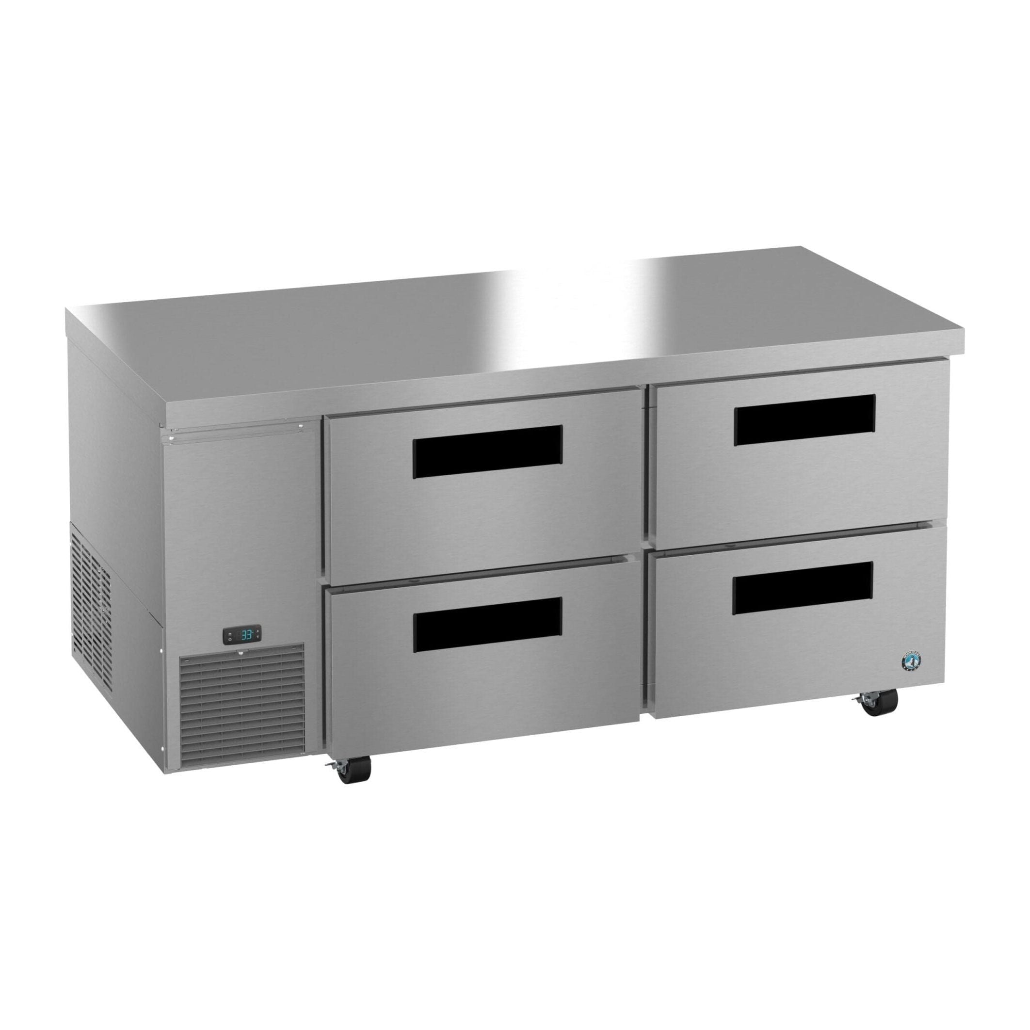 Hoshizaki Hoshizaki ULR67B-D4 Undercounter 67” Side Mount Refrigerator with Four Drawers