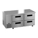 Hoshizaki Hoshizaki ULR67B-D4 Undercounter 67” Side Mount Refrigerator with Four Drawers