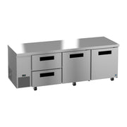Hoshizaki Hoshizaki ULR93B-D2 Undercounter 93” Side Mount Refrigerator – Two Doors / Two Drawers
