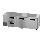 Hoshizaki Hoshizaki ULR93B-D2 Undercounter 93” Side Mount Refrigerator – Two Doors / Two Drawers