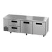 Hoshizaki Hoshizaki ULR93B-D2 Undercounter 93” Side Mount Refrigerator – Two Doors / Two Drawers
