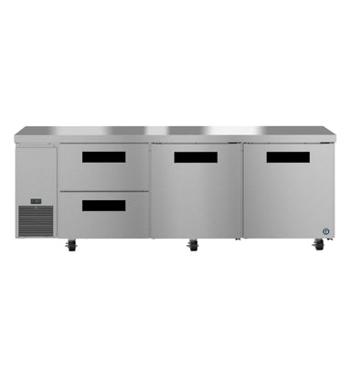 Hoshizaki Hoshizaki ULR93B-D2 Undercounter 93” Side Mount Refrigerator – Two Doors / Two Drawers