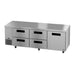 Hoshizaki Hoshizaki ULR93B-D4 93" Undercounter Side Mount Refrigerator – One Door / Four Drawers