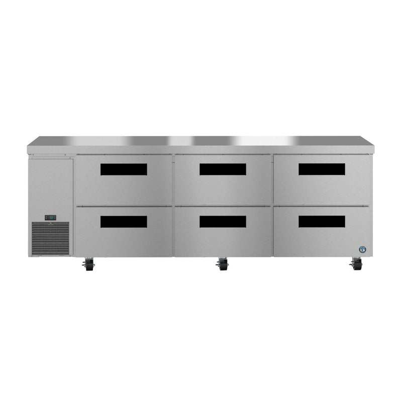 Hoshizaki Hoshizaki ULR93B-D6 Undercounter 93” Side Mount Refrigerator – Six Drawers