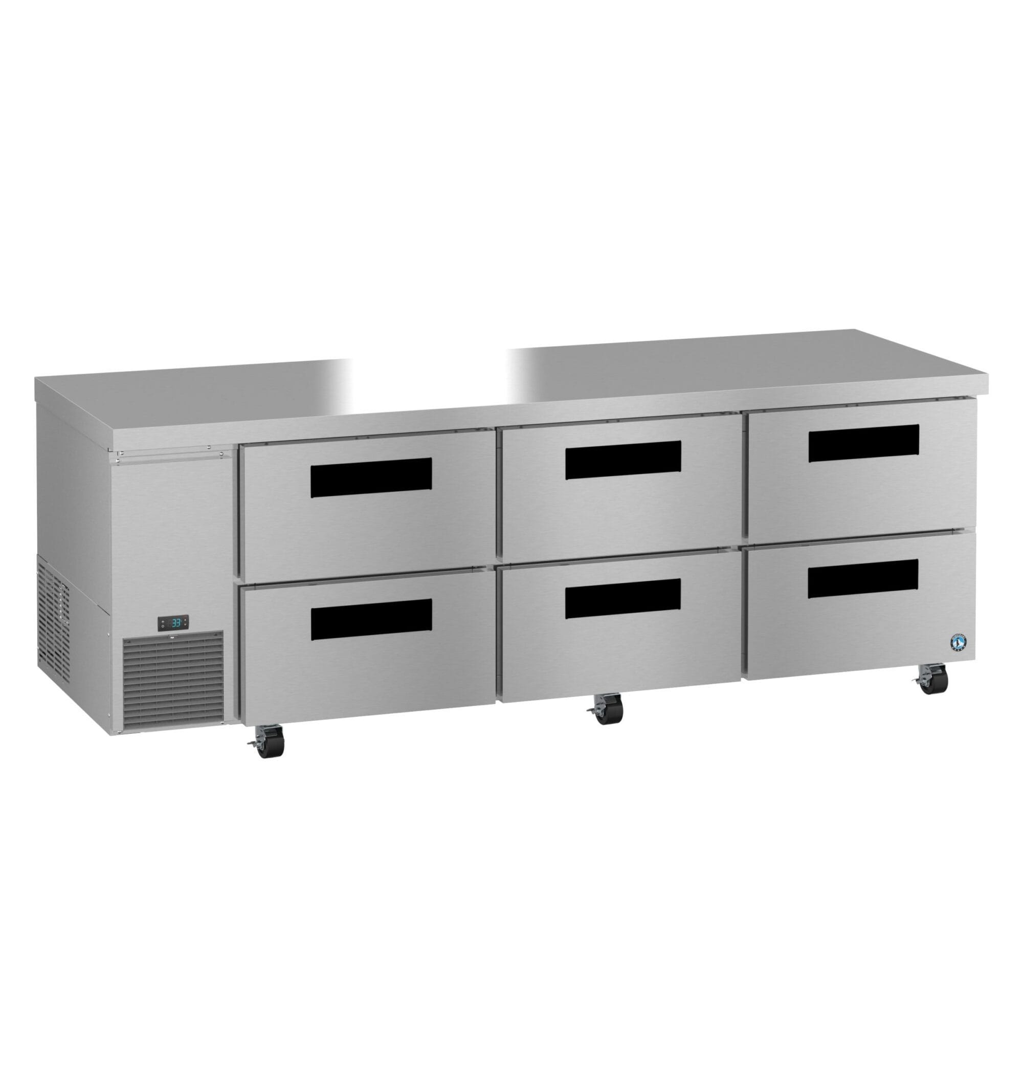 Hoshizaki Hoshizaki ULR93B-D6 Undercounter 93” Side Mount Refrigerator – Six Drawers