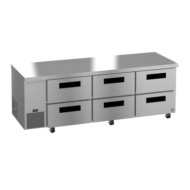 Hoshizaki Hoshizaki ULR93B-D6 Undercounter 93” Side Mount Refrigerator – Six Drawers