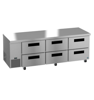 Hoshizaki Hoshizaki ULR93B-D6 Undercounter 93” Side Mount Refrigerator – Six Drawers