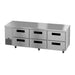 Hoshizaki Hoshizaki ULR93B-D6 Undercounter 93” Side Mount Refrigerator – Six Drawers