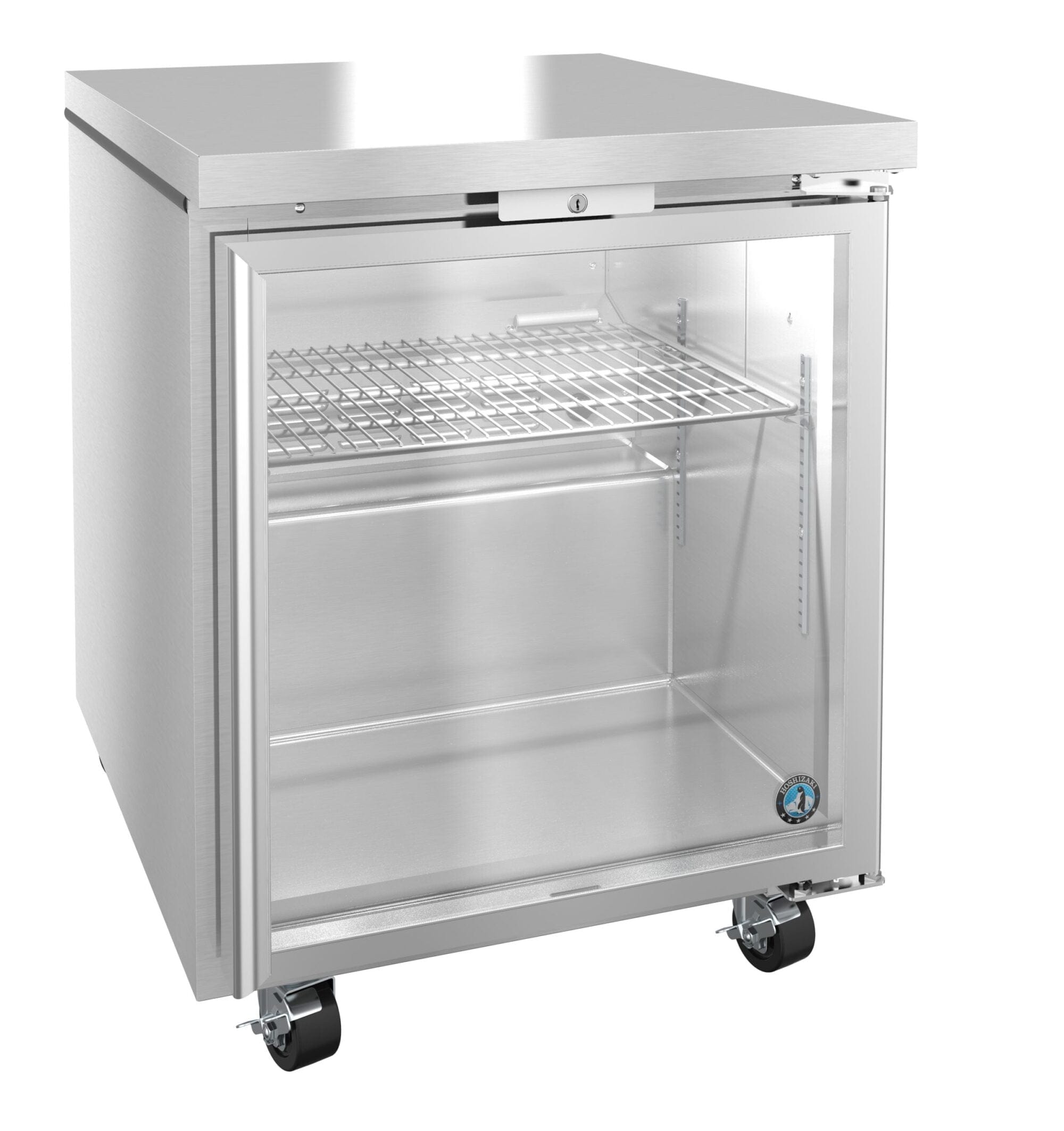Hoshizaki Hoshizaki UR27B-GLP01 Low Profile Undercounter Refrigerator with Glass Door – 27”