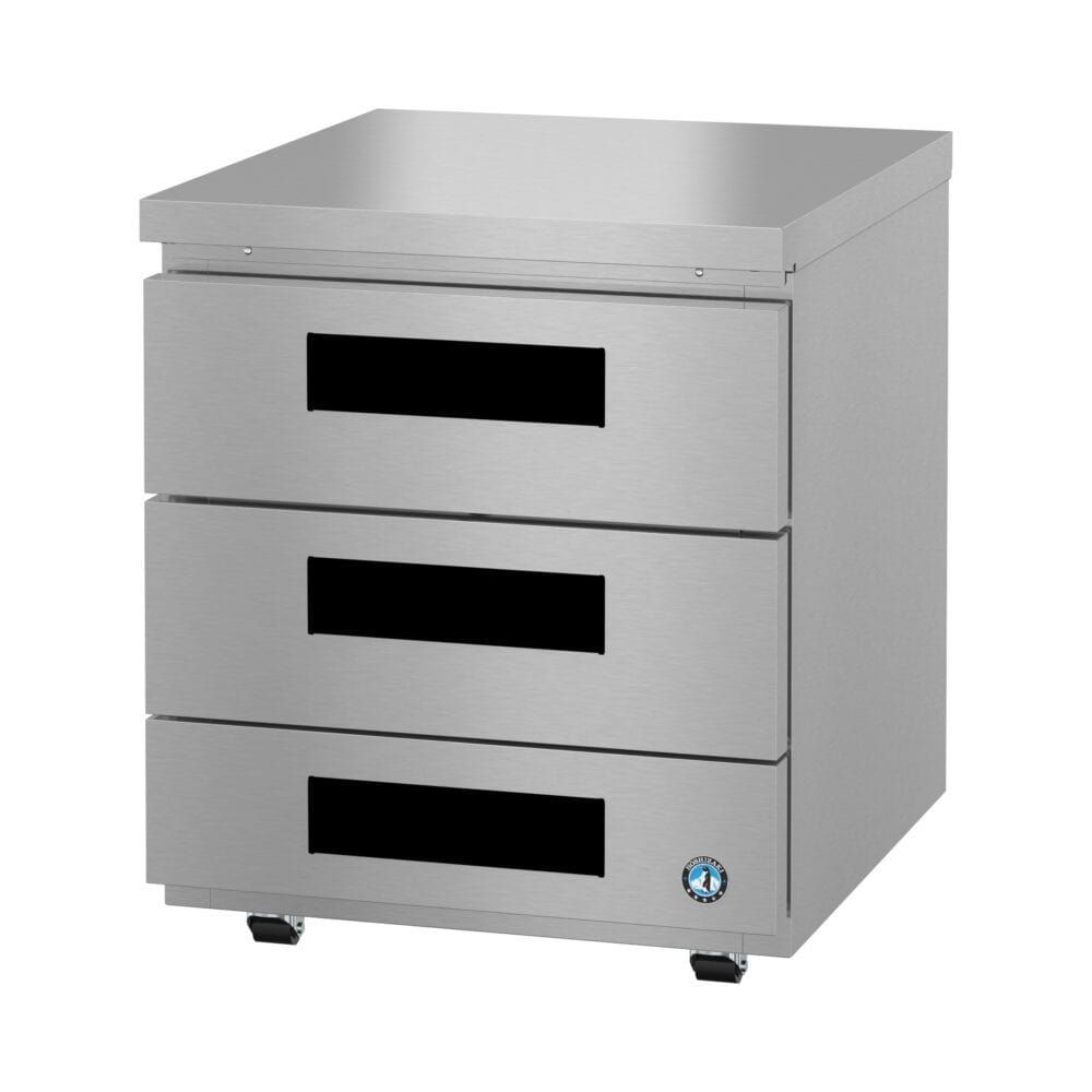 Hoshizaki Hoshizaki UR27B-LPD3 27" Low Profile Undercounter Refrigerator – Three Drawers
