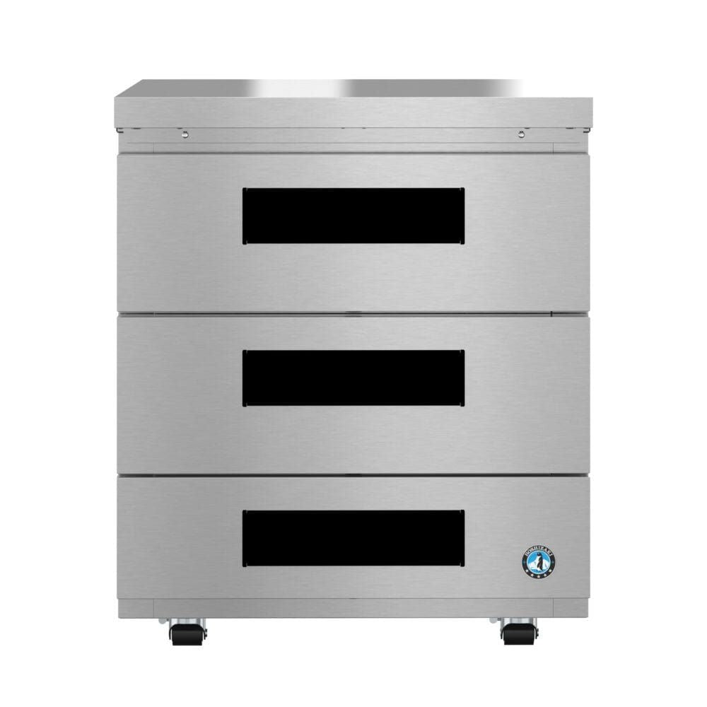 Hoshizaki Hoshizaki UR27B-LPD3 27" Low Profile Undercounter Refrigerator – Three Drawers