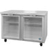 Hoshizaki Hoshizaki UR48B-GLP01 Undercounter Low Profile Refrigerator – 48” Two-Section with Glass Doors