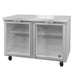 Hoshizaki Hoshizaki UR48B-GLP01 Undercounter Low Profile Refrigerator – 48” Two-Section with Glass Doors