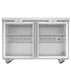 Hoshizaki Hoshizaki UR48B-GLP01 Undercounter Low Profile Refrigerator – 48” Two-Section with Glass Doors