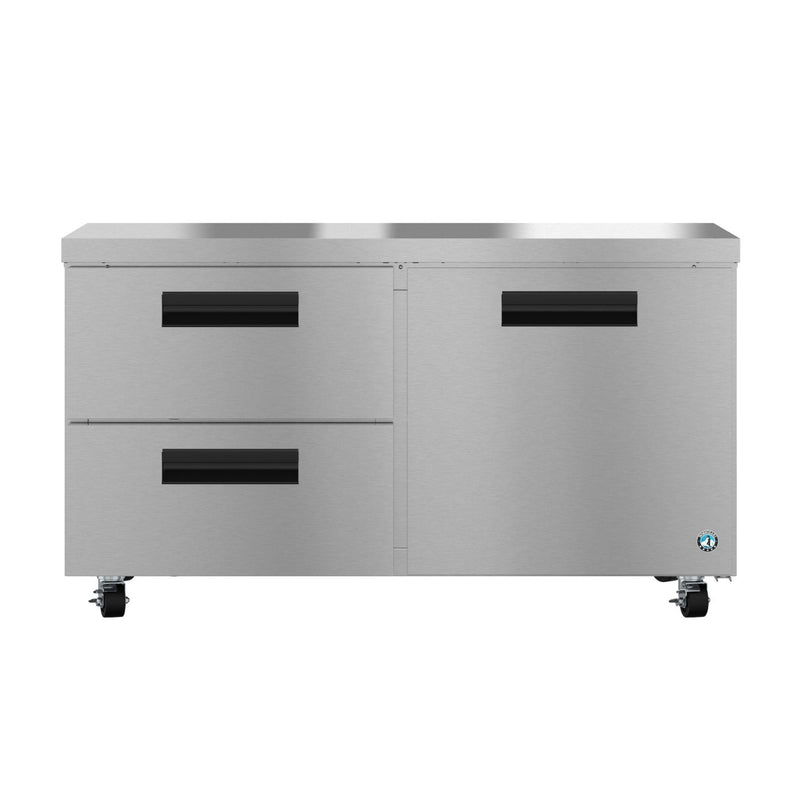 Hoshizaki Hoshizaki UR60B-D2 Undercounter Refrigerator – 60” Two-Section, One Door & Two Drawers