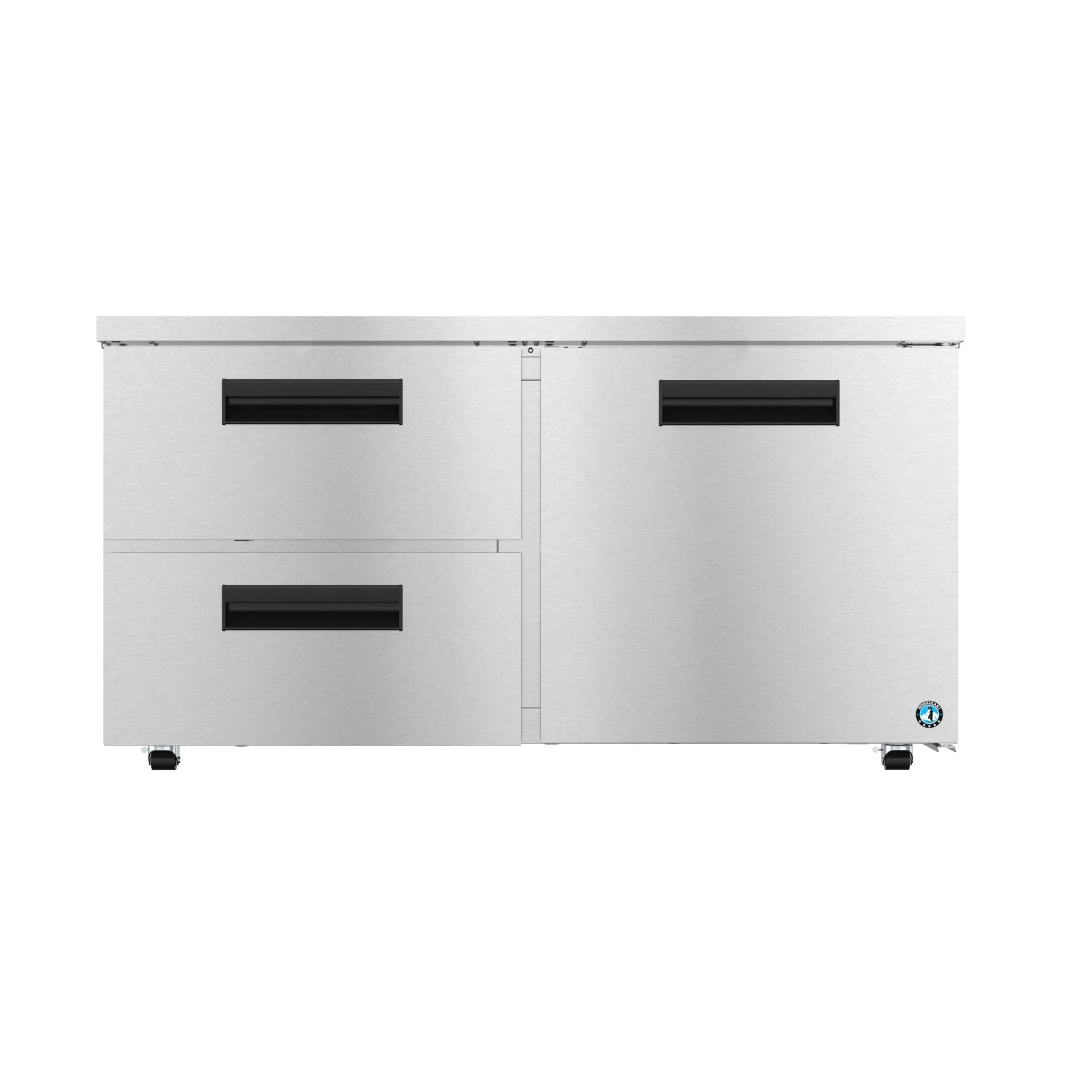 Hoshizaki Hoshizaki UR60B-LPD2 60" Low Profile Undercounter Refrigerator – One Door, Two Drawers