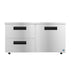 Hoshizaki Hoshizaki UR60B-LPD2 60" Low Profile Undercounter Refrigerator – One Door, Two Drawers