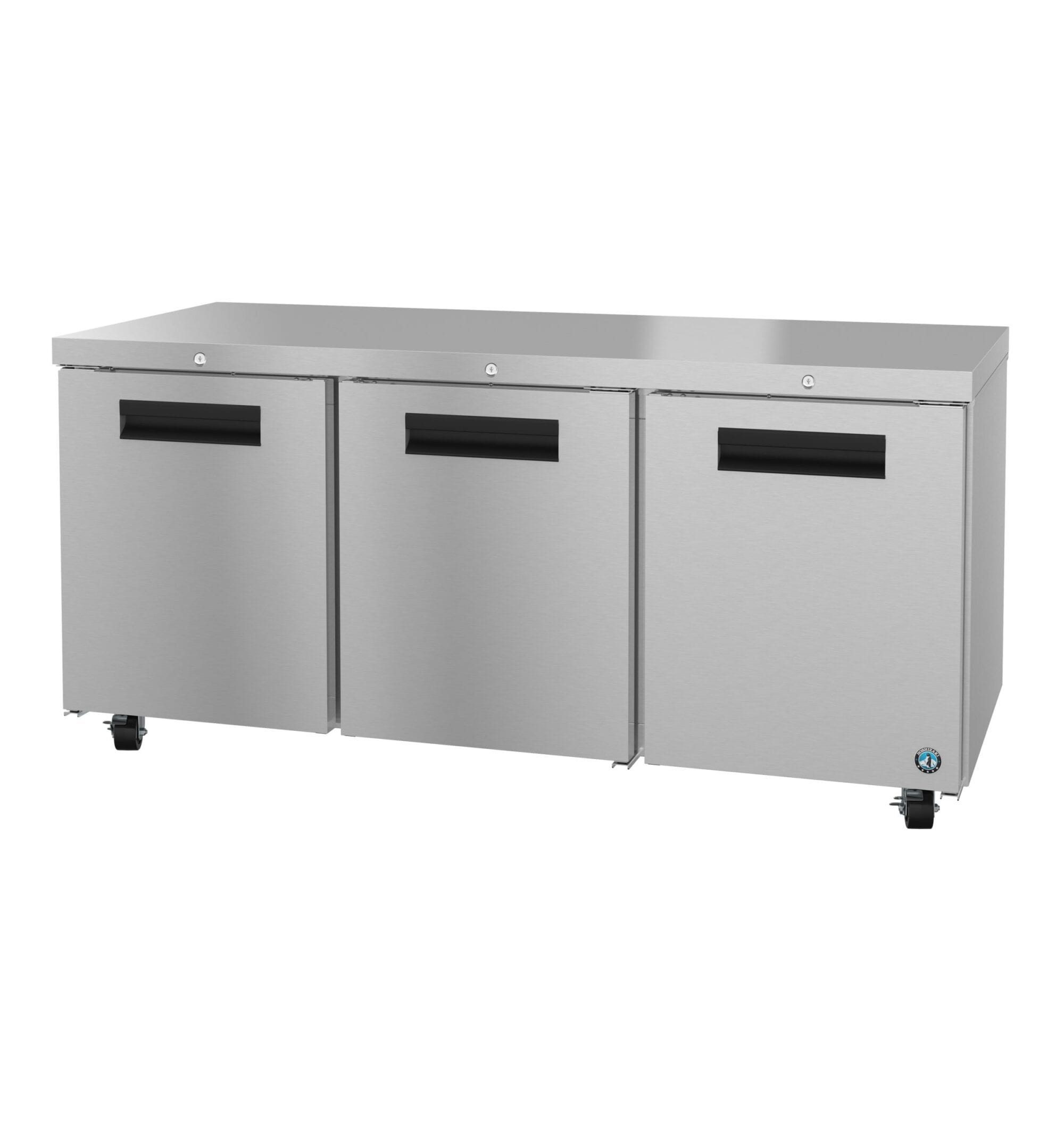 Hoshizaki Hoshizaki UR72B-01 Undercounter Refrigerator – 72” Three-Door Stainless Steel