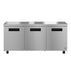 Hoshizaki Hoshizaki UR72B Undercounter Refrigerator – 72” Three-Door Stainless Steel