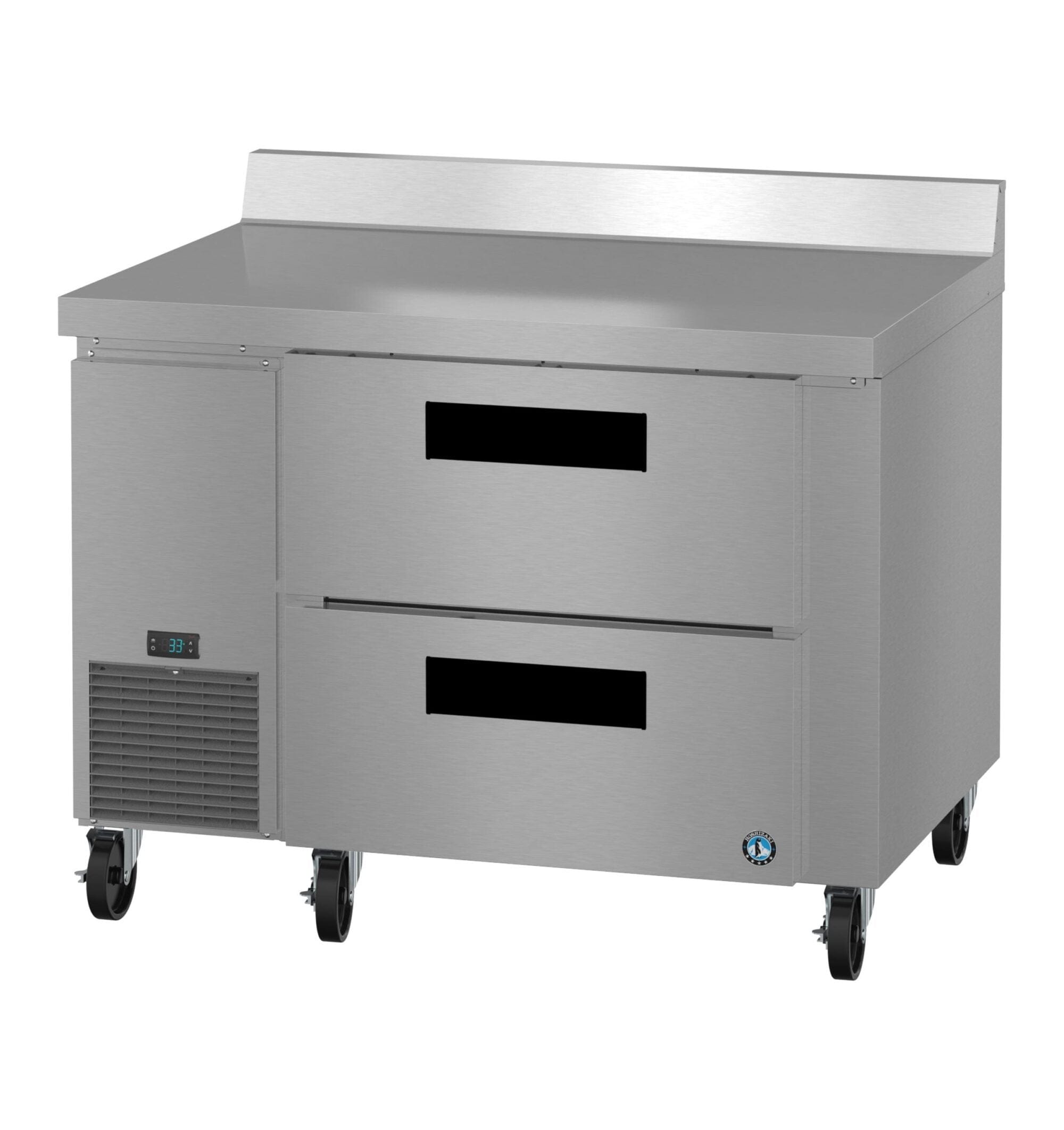 Hoshizaki Hoshizaki WLR46B-D2 – 46" Worktop Side-Mount Refrigerator with Two Drawers