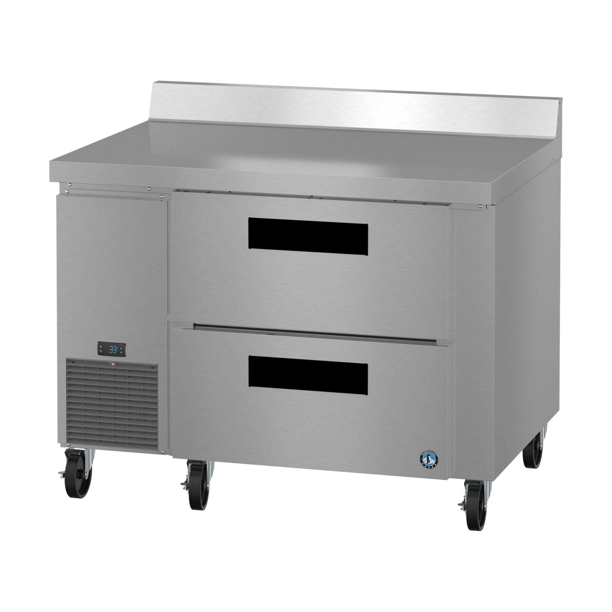 Hoshizaki Hoshizaki WLR46B-D2 – 46" Worktop Side-Mount Refrigerator with Two Drawers