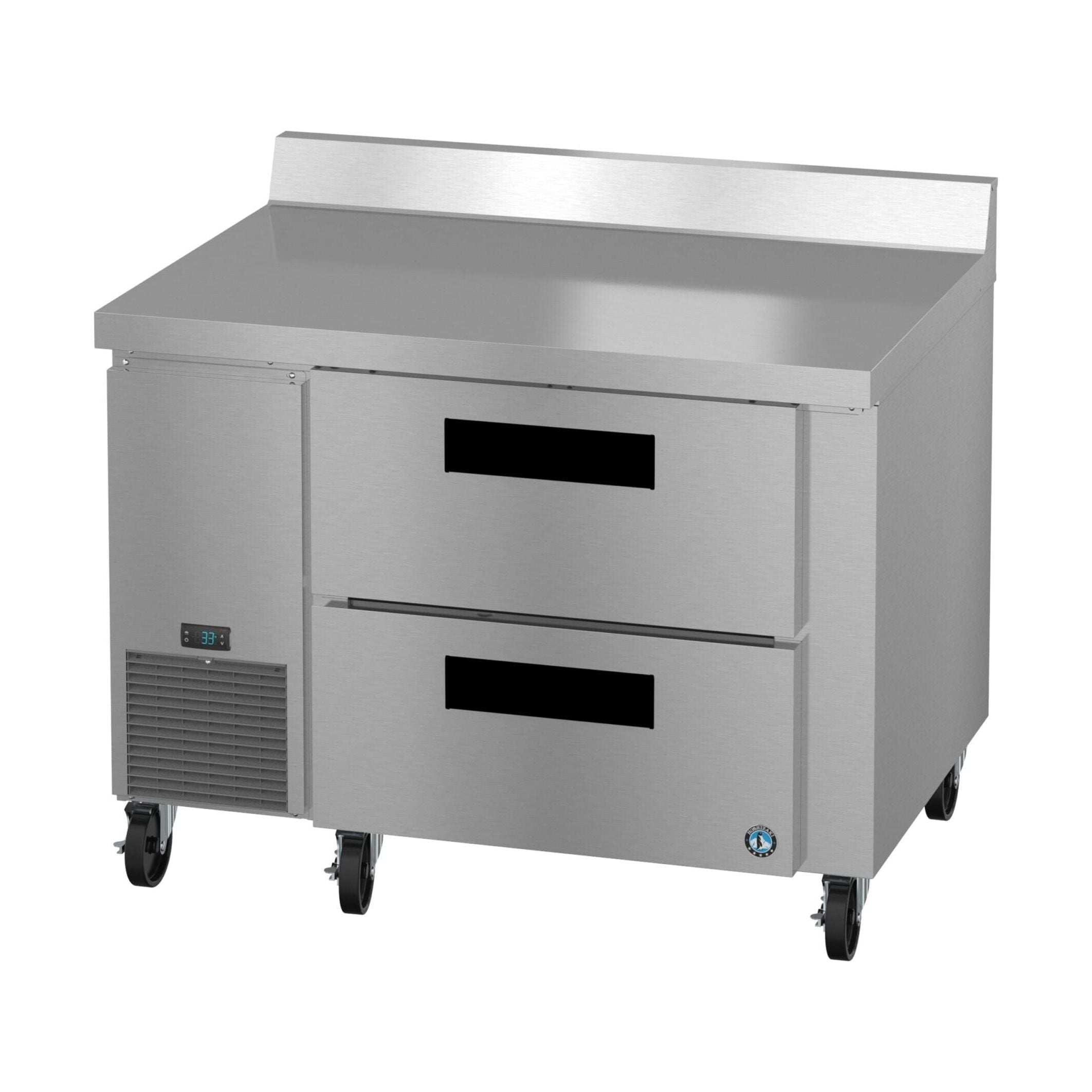 Hoshizaki Hoshizaki WLR46B-D2 – 46" Worktop Side-Mount Refrigerator with Two Drawers