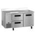Hoshizaki Hoshizaki WLR60B-D2 60" Worktop Refrigerator – Side Mount, One Door & Two Drawers, Stainless Steel